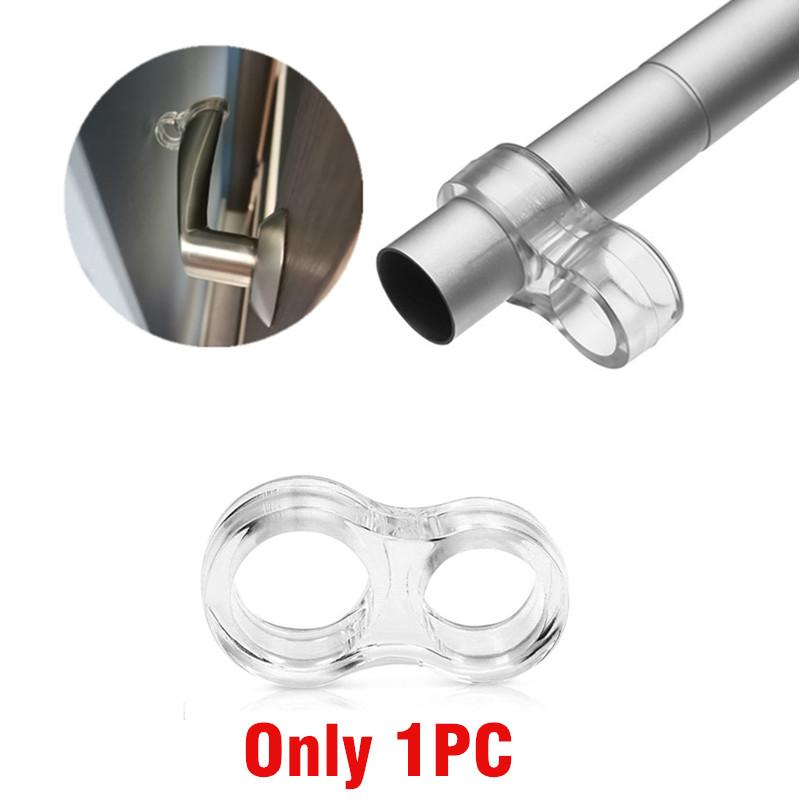 Türknauf-Wandschutz, durchsichtiger Türstopper aus weichem Gummi, Türgriff-Stoßfänger, Stummschaltaufkleber, Wandschutz, Schalldämpferpolster, Schutzstopfen