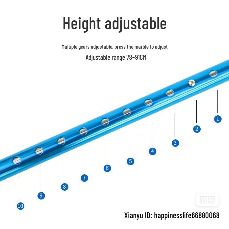 Bengala Quádrupla Ajustável em Altura, Liga de Alumínio e Aço Inoxidável Telescópica para Idosos.