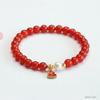 2026 Ximang Red Agate Bracelet Chalcedony Ball Gourd National Fashion Ornament  Generation S4071901