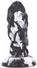 Dragonis Dildo 16 X 5.5cm Black-White - F*CK MY COLOR - Unusual Dildos