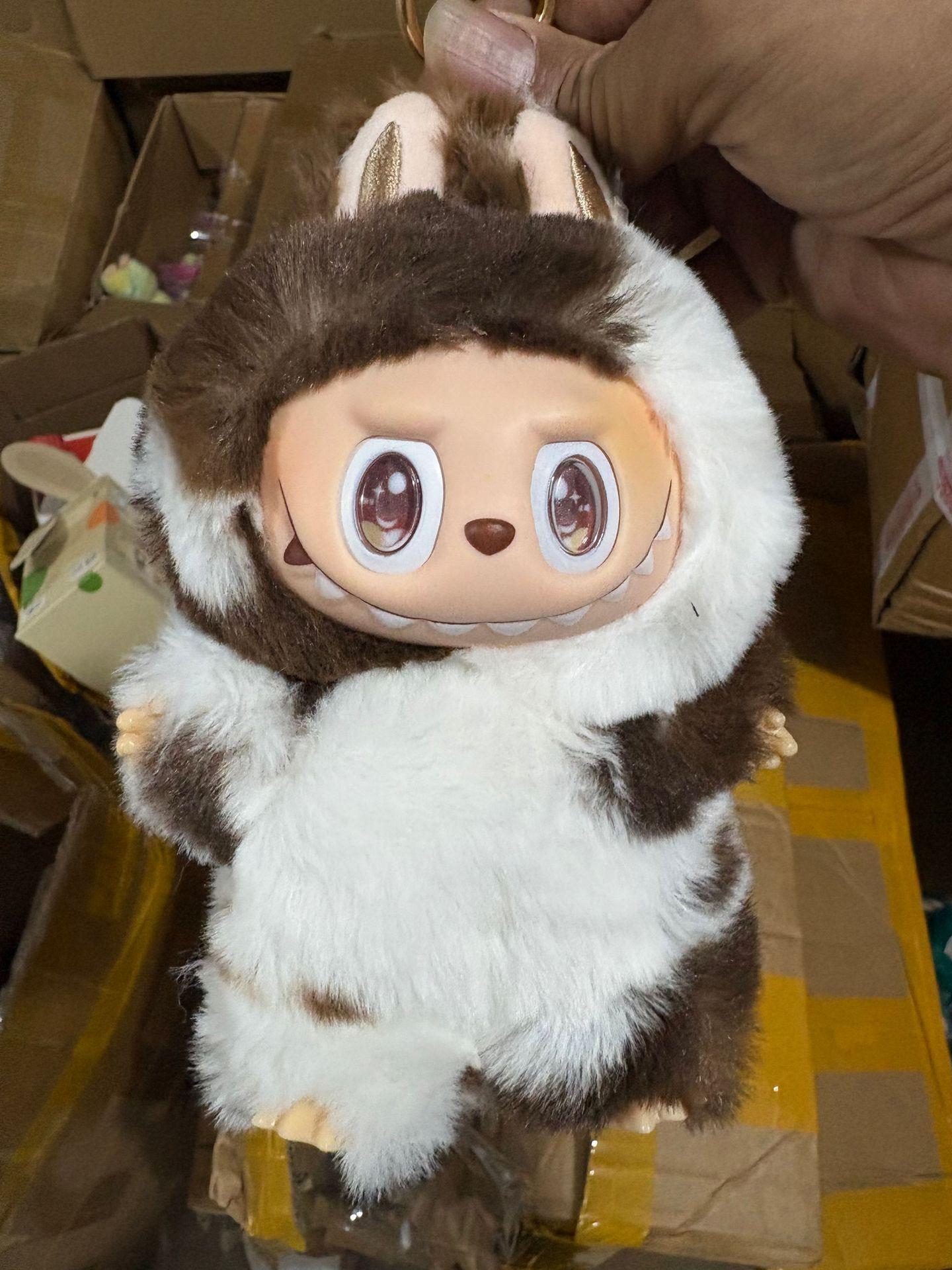 

Підвіска-брелок вінілова лялька Лабубу Зелений ВЛ 17 cm