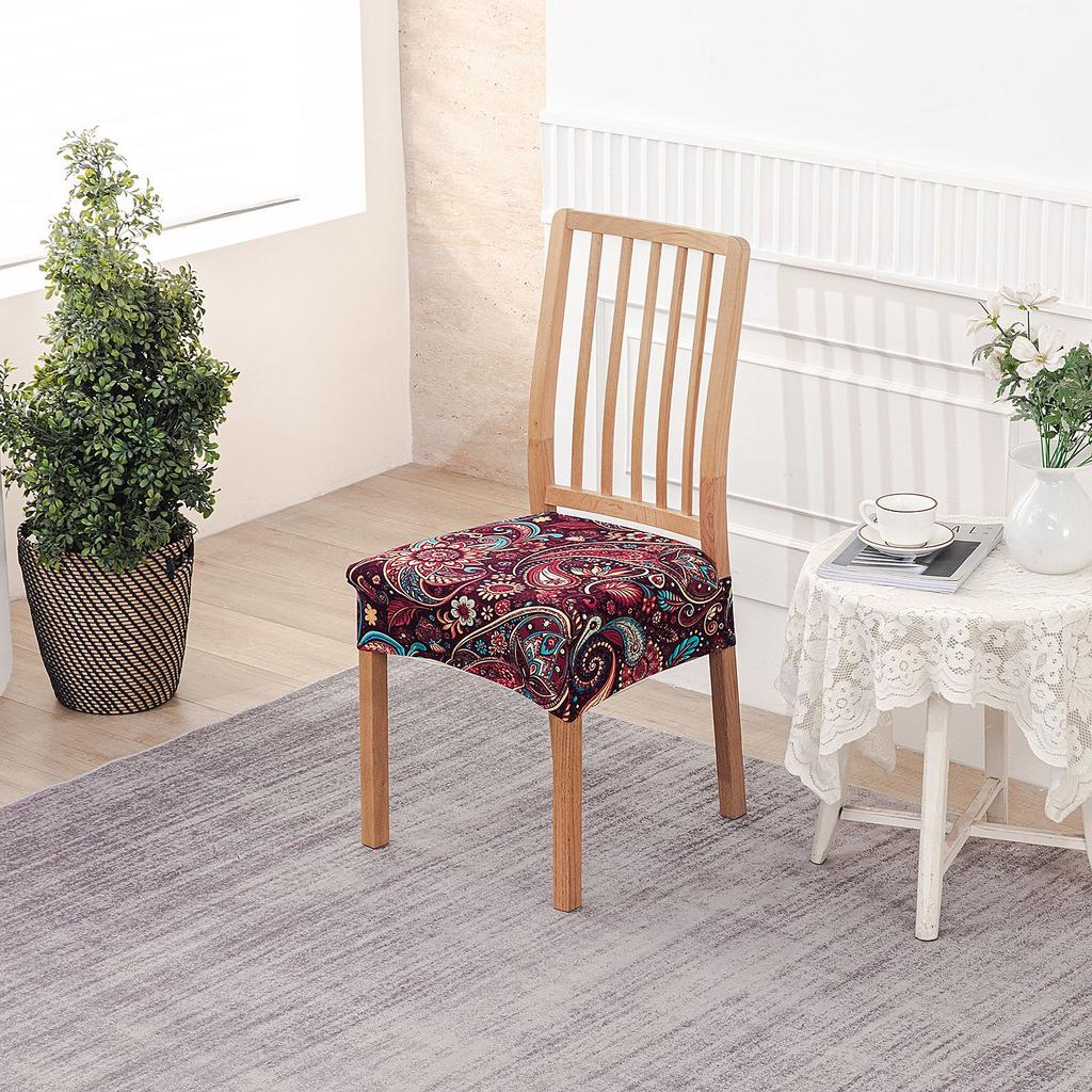 Amazon Chair Cover With Cover Restaurant Stool Protective Cover Elastic Square Seat Cushion Cover Chair Cover