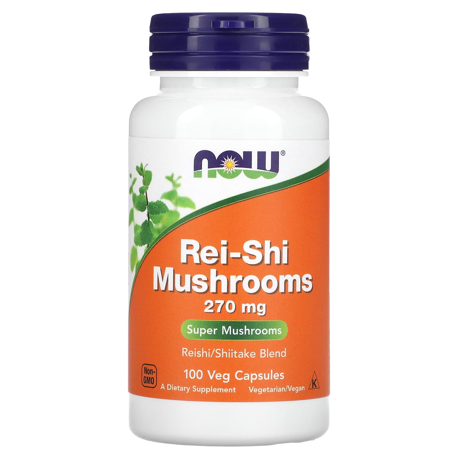 

Reishi Mushroom, 270 Mg, 100 Vegetable Capsules
