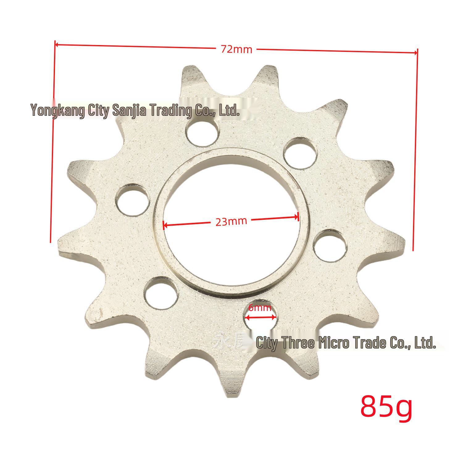 

Compatible Chainring Gear for SurRon Ultra Bee 520 Second Stage Transmission