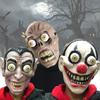 Schreckliche Vollgesichts-Clownmaske für Halloween-Partys und gruselige Kostüme, perfekt für Cosplay-Events