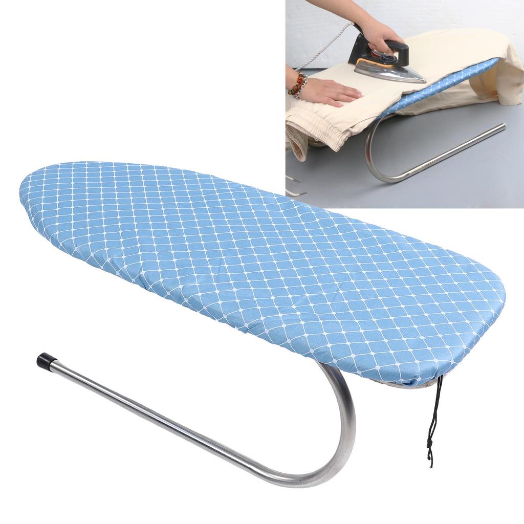 Tischbügelbrett   Faltbares Bügelbrett mit abnehmbarem Bezug für Waschküche, Wohnung, Studentenwohnheim, U-Form