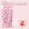 Assorted 3D Puffy Sticker – 6 Different Themes of Kawaii Stickers for for DIY Crafts, Journaling & Rewards