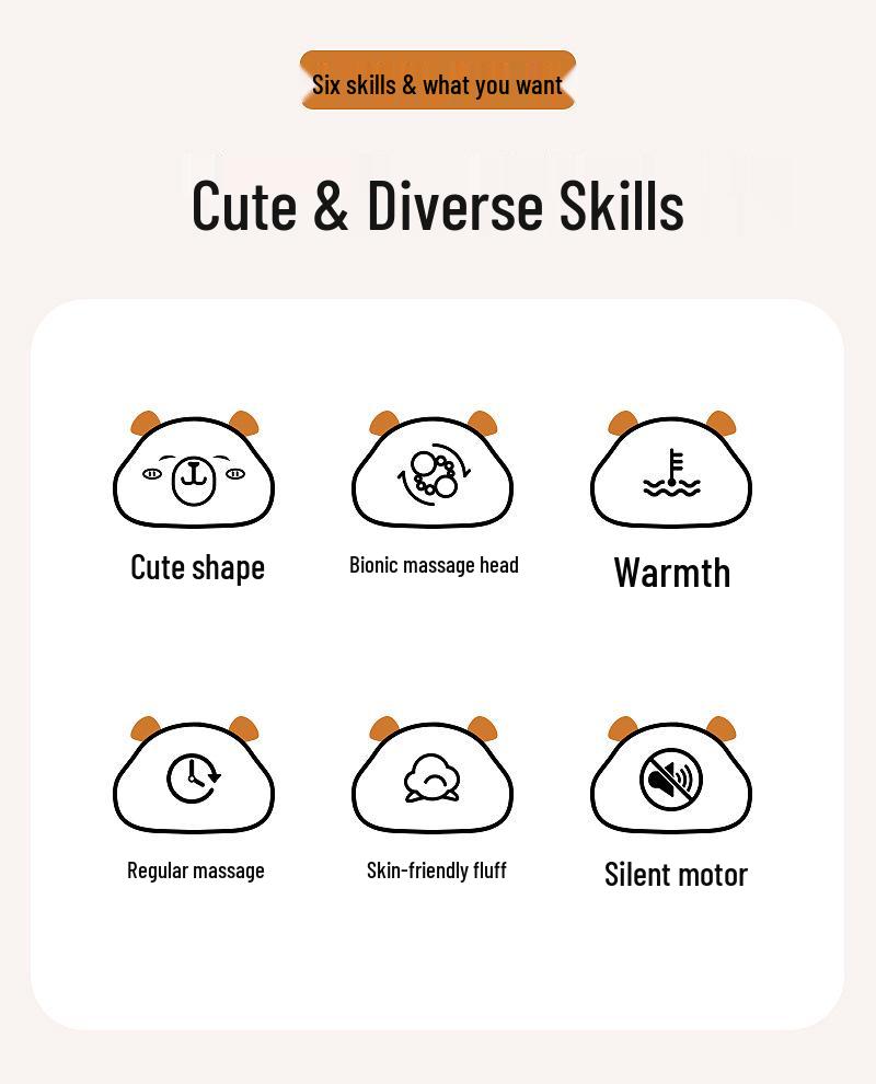 Creative High-End Waist Massager Pillow: Perfect Birthday Gift for Girls, Besties, Girlfriends, and Friends