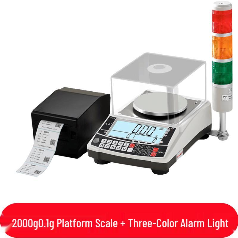 Hongxingda High Precision Checkweigher Scale with Three-Color Alarm (CN version)