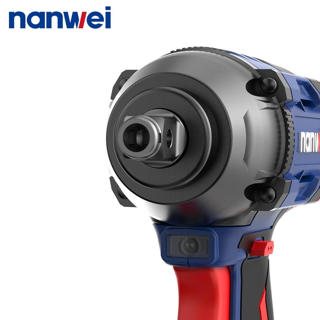 NANWEI 350 Nm Electric Impact Wrench Chuck Diameter 1/2, Maximum Speed 2450 rpm