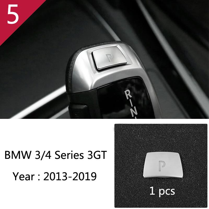 For BMW 3 4 Series 3GT F30 F32 F34 Car Styling Interior Gearshift AC CD Button Panel Door Armrest Decoration Cover Trim Sticker MQHWD1