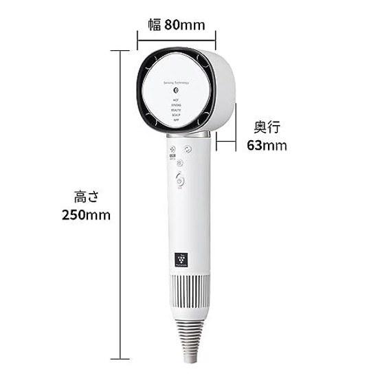 Sharp Hair Dryer IB-WX901-W Plasma Cluster Drape Flow Quick Dry High Air Volume Split Ends Breakage Prevention Static Electricity Suppression Luminous