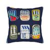 Cuadros Decorations Sardines Nordic Pillow Case  Soft Pillow Cover For Living Room Sofa Kawaii Pillowcases