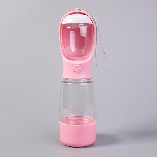 Dog Water Bottle with Food Container And Poop Bag Dispenser 3-in-1 Leak-Proof Portable Pet Water Dispenser for Walking Hiking Travel