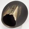 Shigaraki Ware Hechimon Vase Flower Base Large Brown Manju Natsume Pottery MR-1-2599