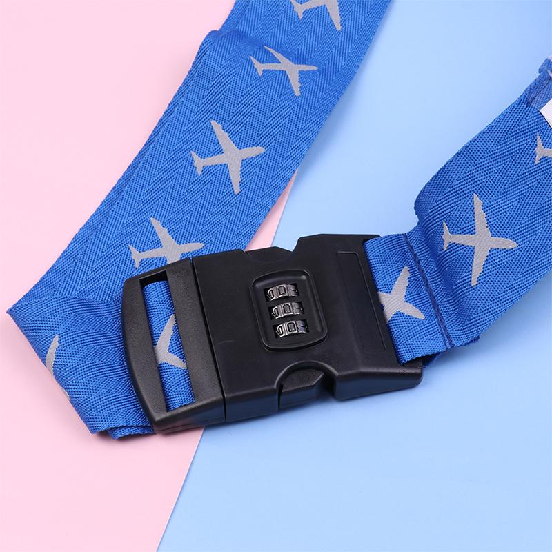 Cinghia per bagaglio da viaggio con lucchetto regolabile con password, cinghia per imballaggio, lucchetto di sicurezza, cinghia antifurto per bagaglio