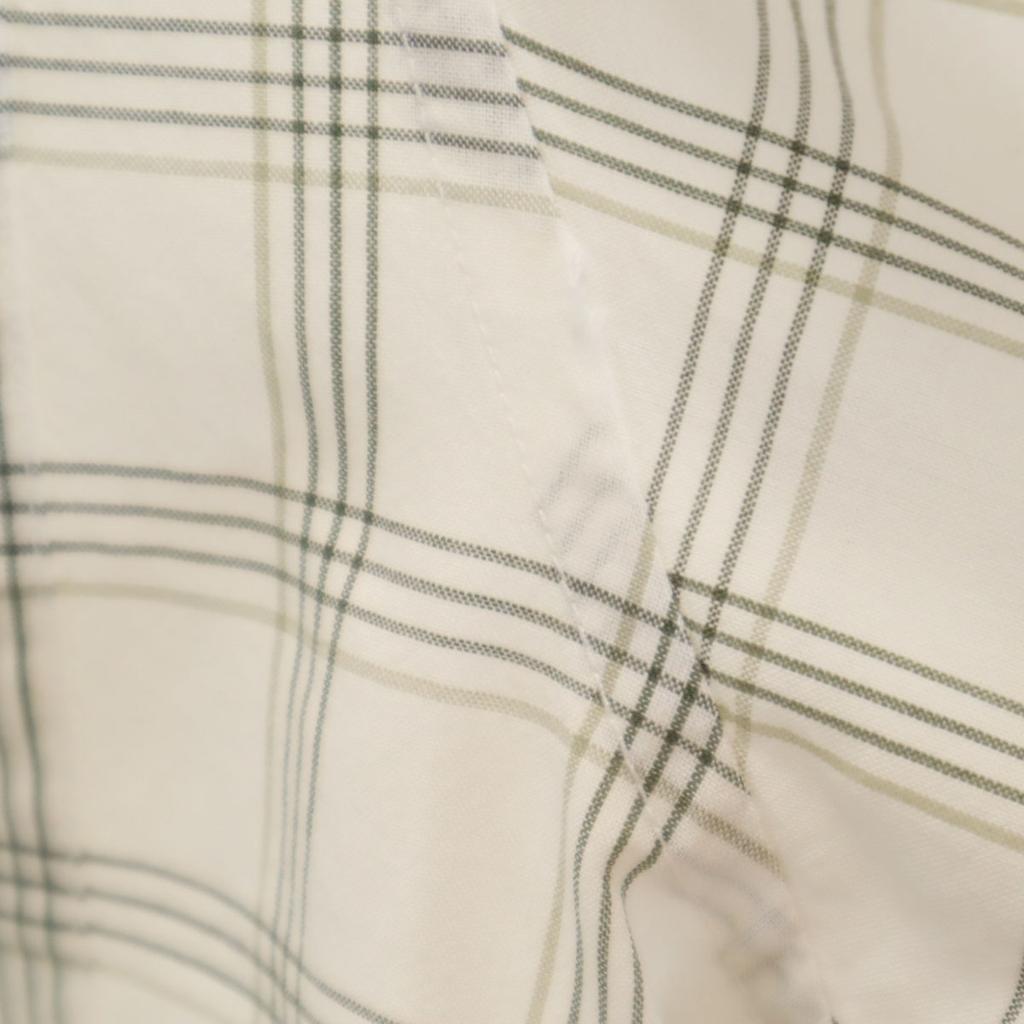 Nautica Koszula w kratę z krótkim rękawem S biała Męska Używana