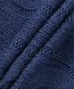 POLO RALPH LAUREN Cable Knit Cotton Quarter Zipper Sweater - Navy