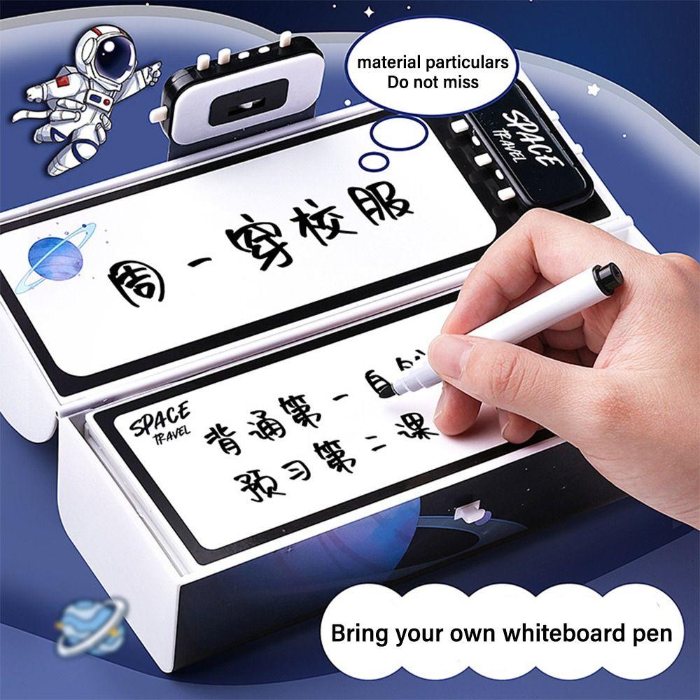 Multi-Function Pencil Case With Password Lock Stationery Storage Box Cartoon Pen Box  Student Gift
