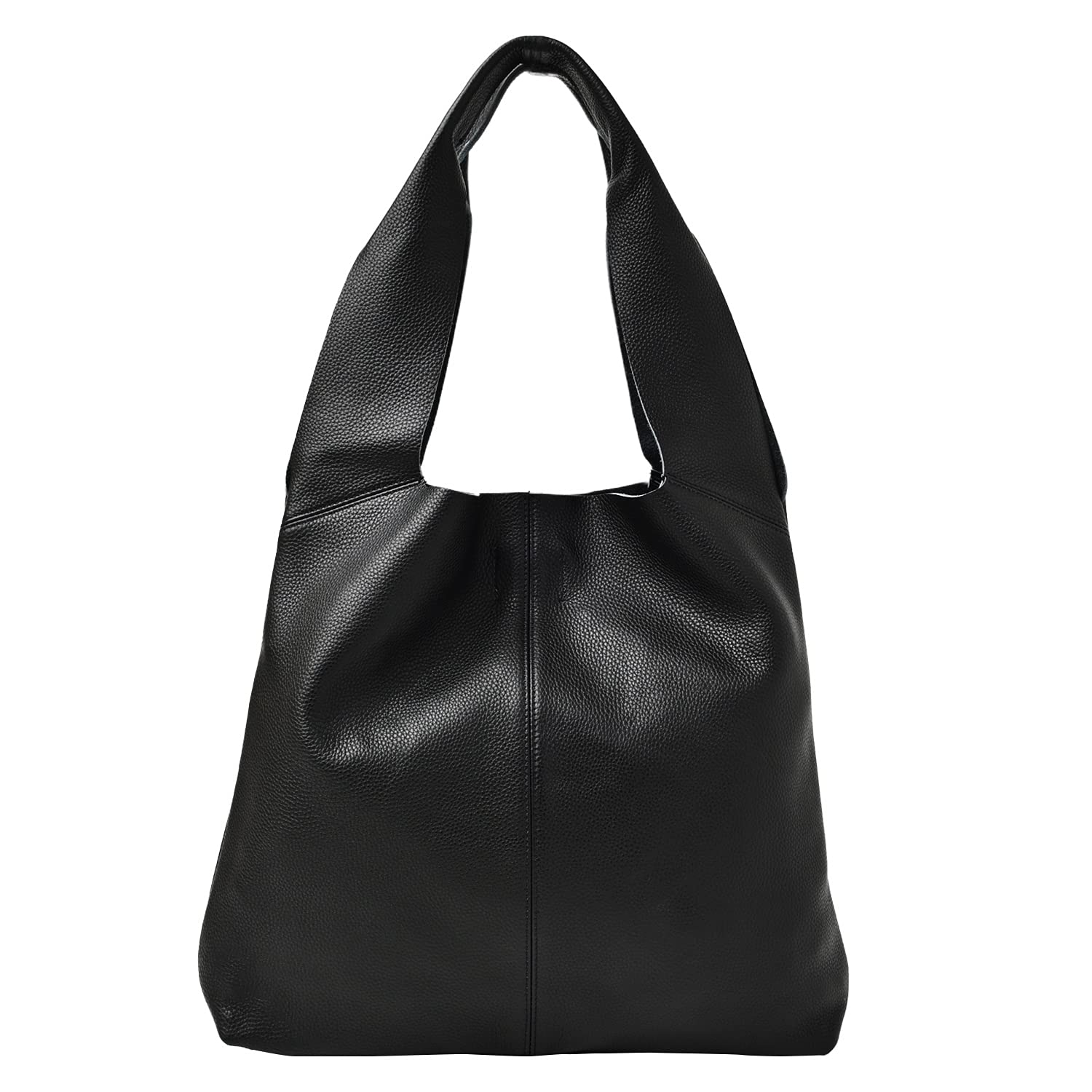 

Genuine Leather Tote Leather Large Shoulder A4 Manon Black [Notre Favorie] Bag, Women s, Bag, Capacity, Bag, чорний
