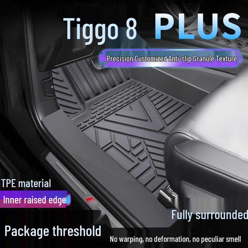 

Chery Tiggo 8 PLUS TPE Floor Mats & Waterproof Door Sill Protectors Single Layer Upgrade