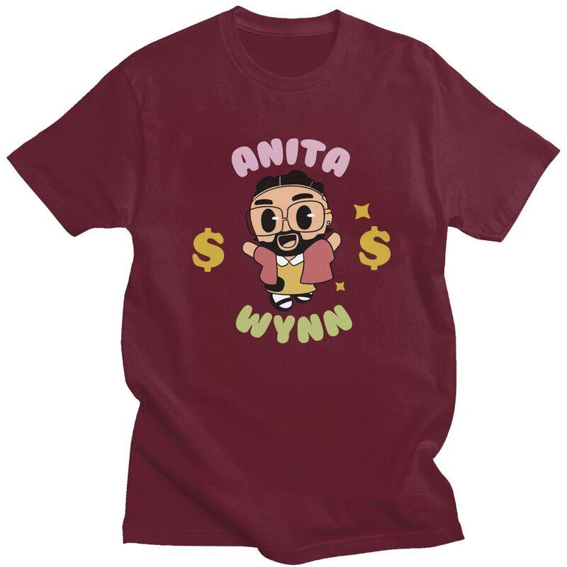 Custom Anita Max Wynn Mem T Shirt for Men 100 Cotton Tshirt Casual Tees Short Sleeve Tshirt Slim Fit Clothing Gift