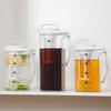 1.6L/2.2L Drink Dispenser Plastic Detachable Filter Large Water Pitcher With Scale Ice Tea Kettle Lemonade Juice Beverage Jar