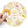 51 Cute Cartoon Shiba Inu Graffiti Stickers for Tablet, Suitcase, Car, Scooter, and Mobile Phone Decoration