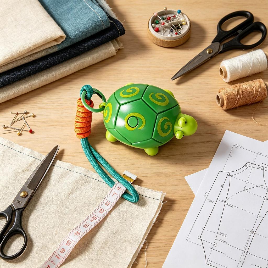 1PC Cute Turtle Shape Retractable Measuring Tape Portable Mini Soft Ruler For Body Sewing Clothing Measurement Home Office Daily