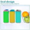 4Pcs Soda Can Cover Creative Sealed Silicone Straw Beverage Can Cover Cup Cov Suitable For Canned Beverage Reusable Tank Cover
