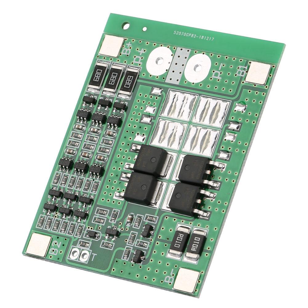 3Series 12V 15A Li Ion Battery 18650 Charger BMS Protection Board (with Balance)