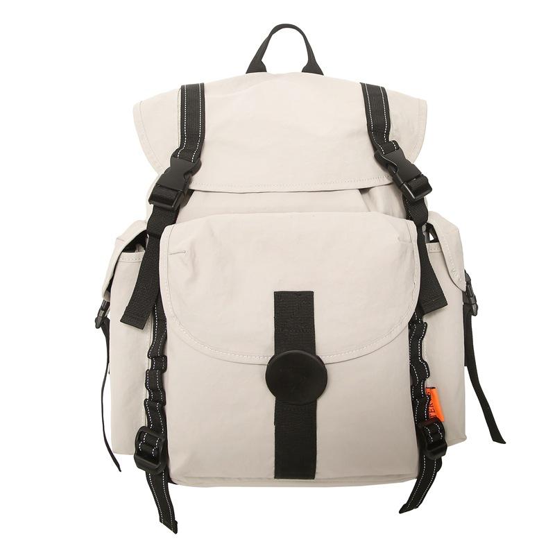 Schoolbag Large Capacity Sports Travel Backpack Women's Anti-splashing Nylon Hiking Backpack Lightweight Multifunctional Outdoor Hiking Bag