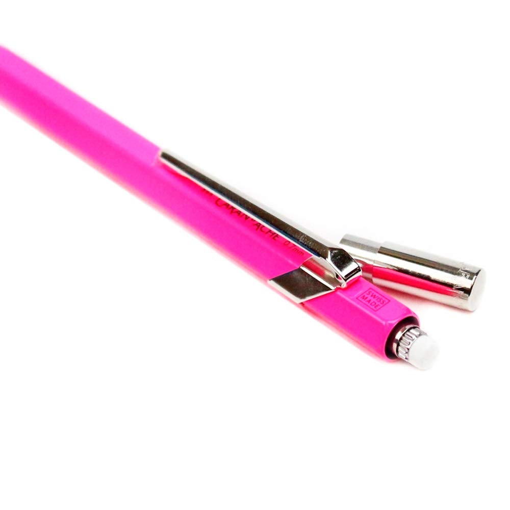 Caran d'Ache 849 Classic Line Mechanical Pencil, 0.7mm, Fluorescent Pink, 0844-090