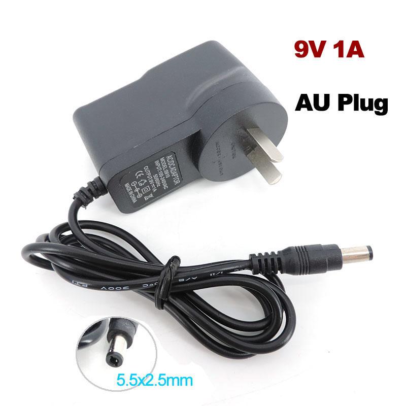 

240 В переменного тока в постоянный ток 9 В 1 А 2 А AU Австралия nz адаптер питания 9 вольт 1000 мА 2000 мА 5,5*2,5 мм зарядное устройство для новозеландского маршрутизатора 9V 1A