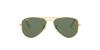 Сонцезахисні окуляри AVIATOR JUNIOR Японія 50 0RJ9506S Дитячі ЗОЛОТИЙ (Ray Ban) 223/71 (БЕЗКОШТОВНИЙ розмір) [Дитяча модель]