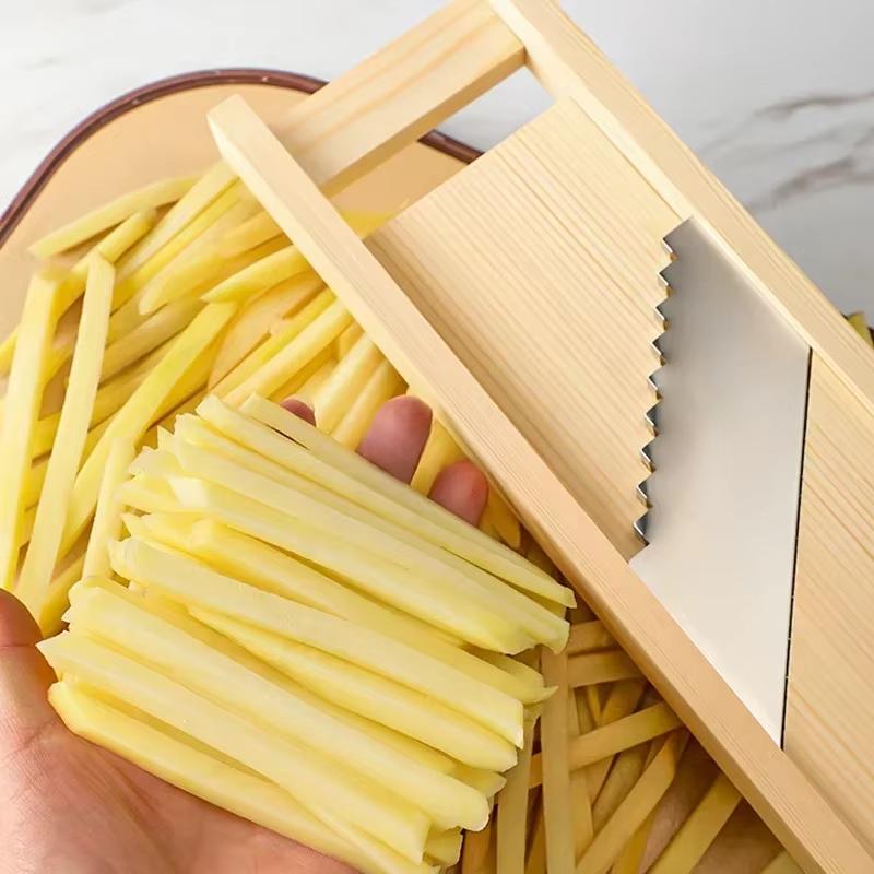 Vegetables Cutter Stainless Steel Blade Manual Chopper Cucumber Potato Carrot Slicer Grater Corrugated Slicer Kitchen Gadgets