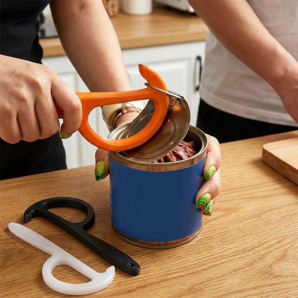 Ergonomic Handle Manual Can Opener 3D Printed Jar Remover Lightweight Can Opening Tool Restaurant