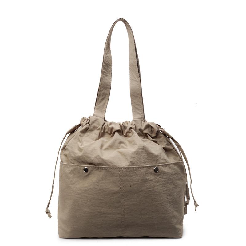 Drawstring Bag Underarm Bag Niche Design Hand-held Bag Shoulder Bag Large-capacity Trendy Bag