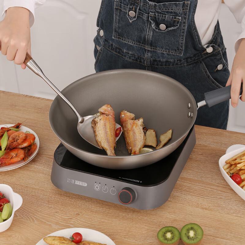 Leshifisi Coating-Free Composite Titanium Wok