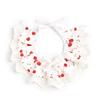 Lace Bow Floral Pet Bib Saliva Towel For Cat Dog Neck Scarf