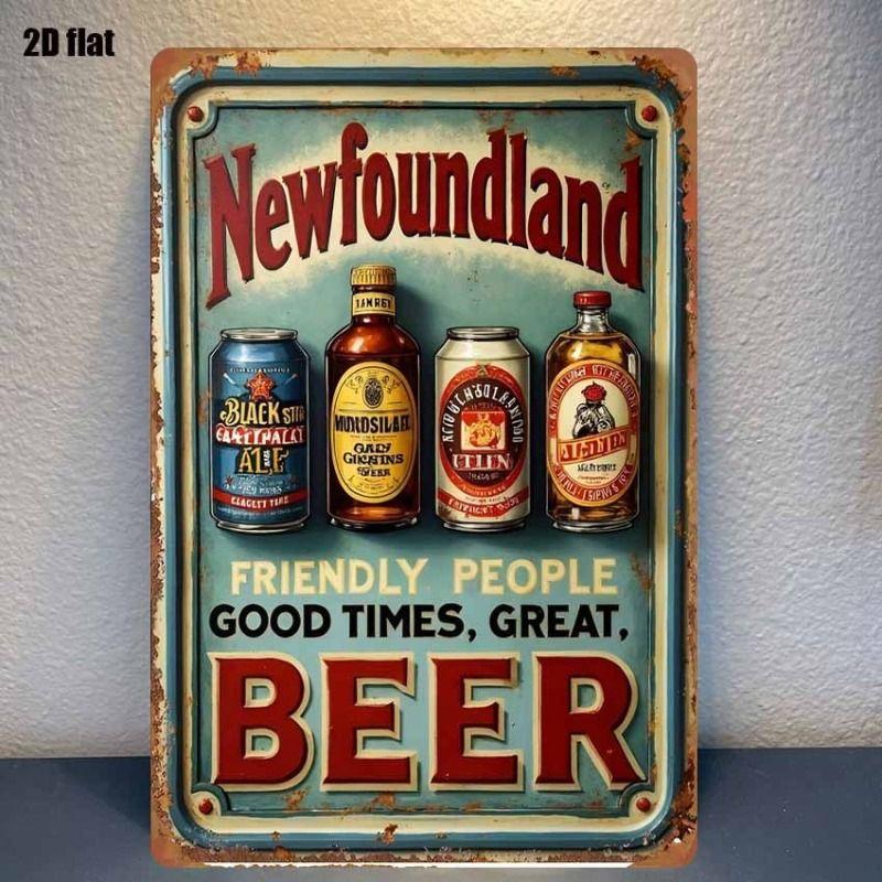 Decorative Metal Beer Sign 30x20cm