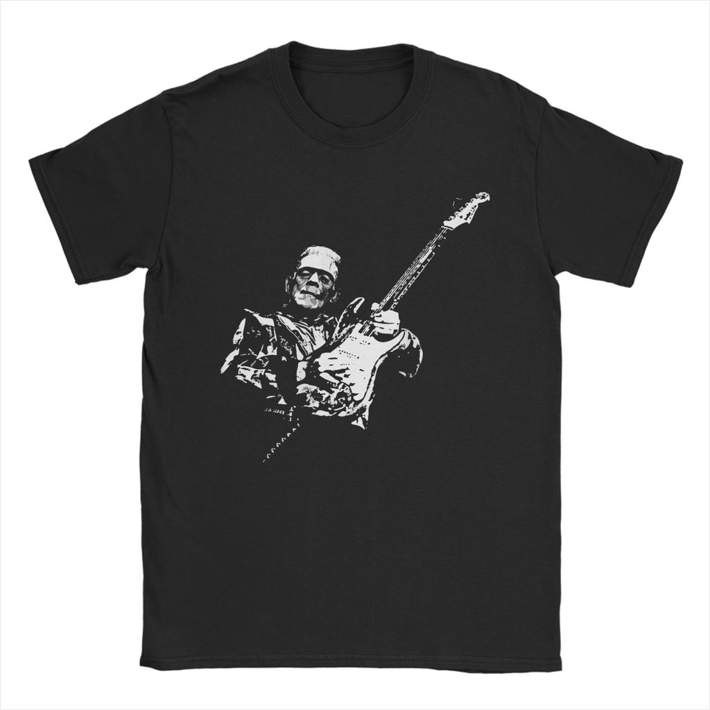 Universal Monsters Frankenstein Big Face T-Shirt Summer  Cotton T Shirts For Couple Popular Custom Tshirt Short Sleeve Top Tees