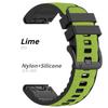 QuickFit 22mm 26mm Leather+Silicone Strap For Garmin Fenix 8 47mm 51mm 7 7X 6 6X 5 5X Plus Enduro 3 Tactix 9 Forerunner 965 955 970 Nylon Band