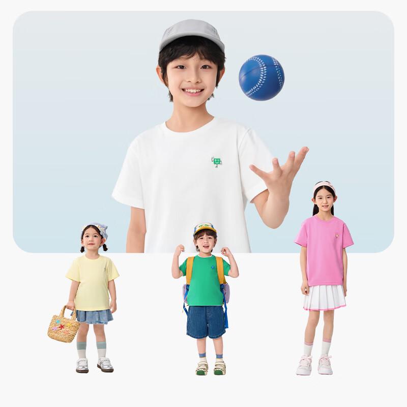 Balabala Kids  Unisex Quick-Dry Short Sleeve T-Shirt 110