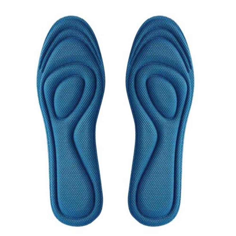 4D Memory Foam Orthopedic Shoe Insoles Nano Antibacterial Deodorant Sweat Absorbing Pads Sports Shoes Running Cushions
