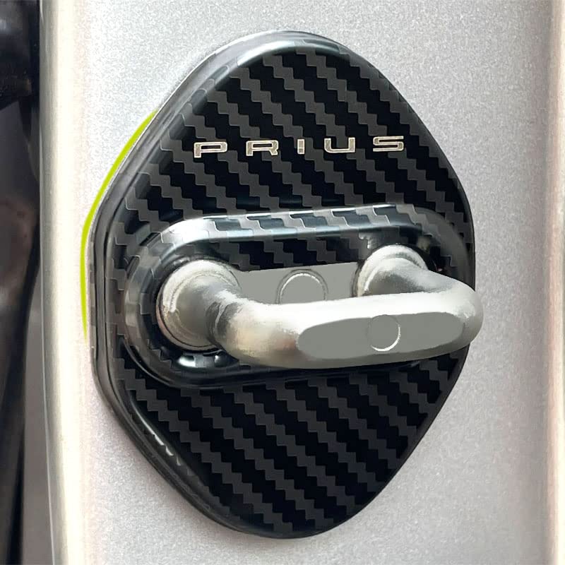 

TADOKAPATU Compatible with Prius 50 Series 60 Series Striker Cover Door Lock Cover Chrome Plated Accessory Design Interior Part Mirror Finish