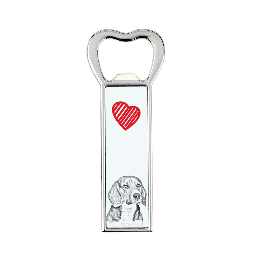 Beagle – Bottle opener with a dog, personalized fridge opener | Art-Dog