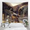 Bohemian Wall Tapestry Curtain Living Room Bedroom Tapestry Egyptian Pharaoh Palace Mythology Decorative Tapestry