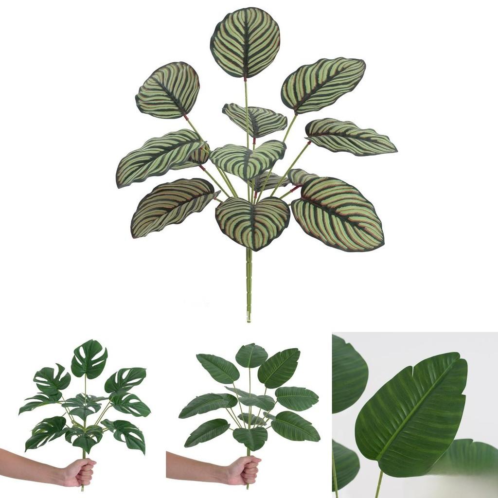 Goeppertia Makoyana Artificial Plant For Home Decor And Photography Prop