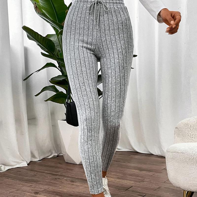 Women Drawstring Gym Leggings Autumn Winter Athletic Workout Leggings Training Yoga Pants Hip Breathable Sports Fitness Tights